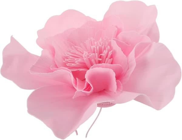 Stor Blomsterfascinatorhatt för Bröllop Teaparty Kvinnors Dekorativa Hatt Vacker Blomdesign