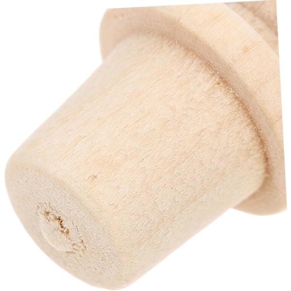 Sett med 10 Tretopper Gresskar Design Flaskepropper Mini Korker for Håndverk Dekorative Treknapper