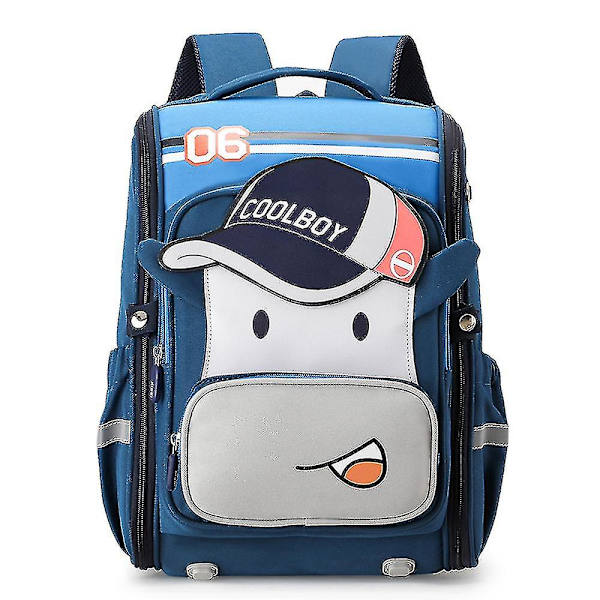 All-in-one-ryggsäck för grundskolan Sky Blue