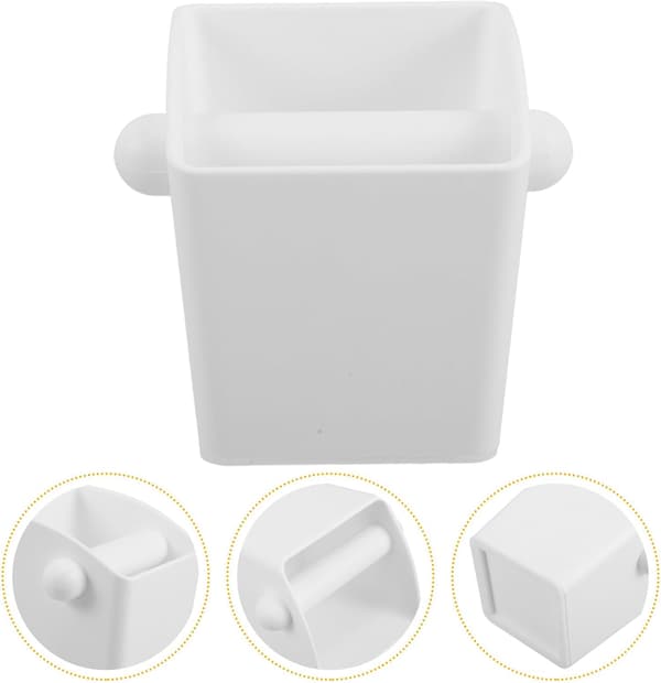 Espressomaskin Tilbehør Knock Box for Kaffegrut Stor Kapasitet Abs