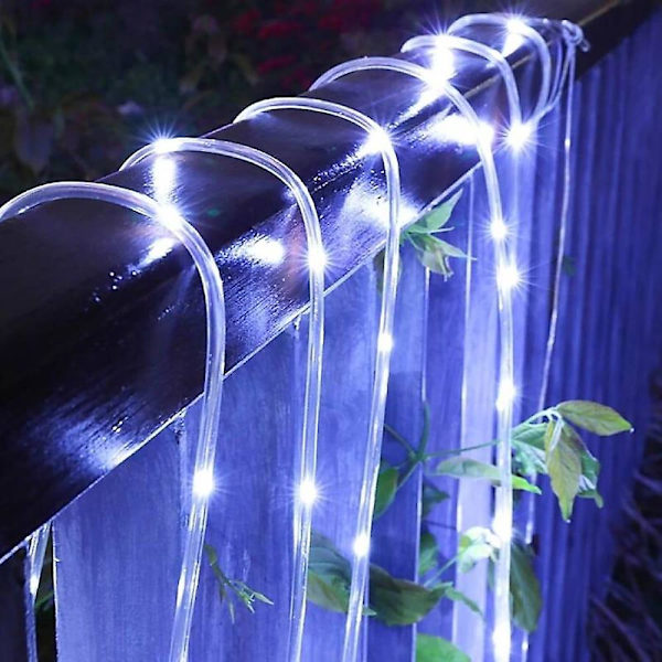 Solcellsbelysning för utomhus, LED-strängljus, trädgårdslampor, 10m