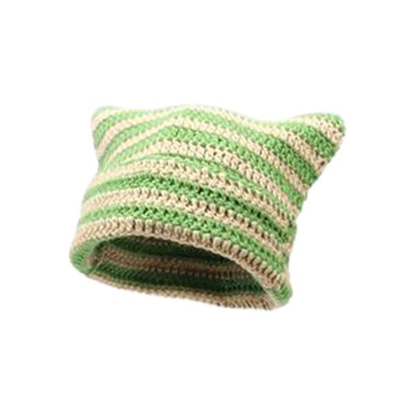 Hæklet Hatte til Kvinder Kat Beanie Vintage Beanie Kvinder Hat