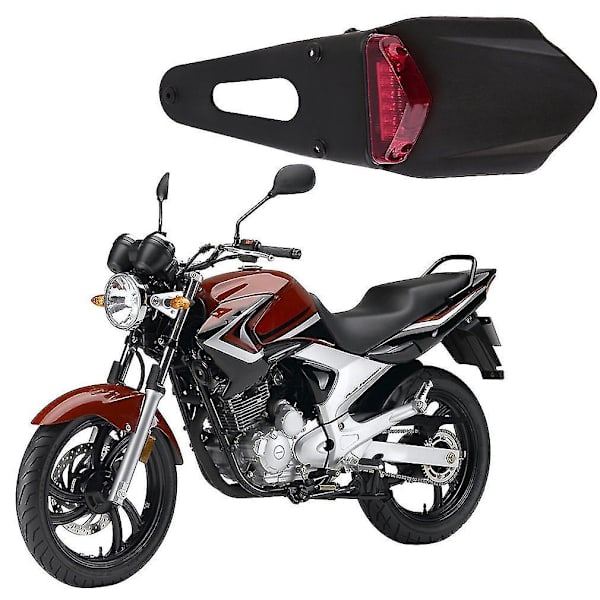 1 stk Universal Motorcykel 12-LED Bagerste Stop-Baglygte Fender Lampe