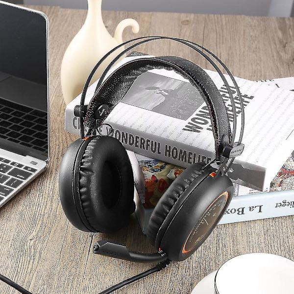 Langalliset pelikuulokkeet USB 7.1 Surround Sound -mikrofonilla