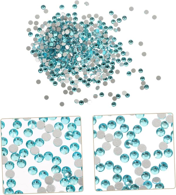 Flatbunnet krystall diamant neglekunstdekor elegant neglekunstpynt for DIY-manikyr