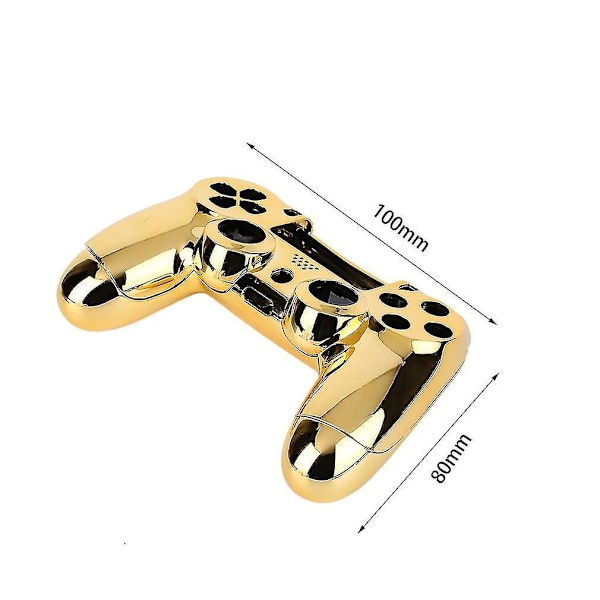 Heltäckande Skalhölje med Knappuppsättning för PS4-Kontroller