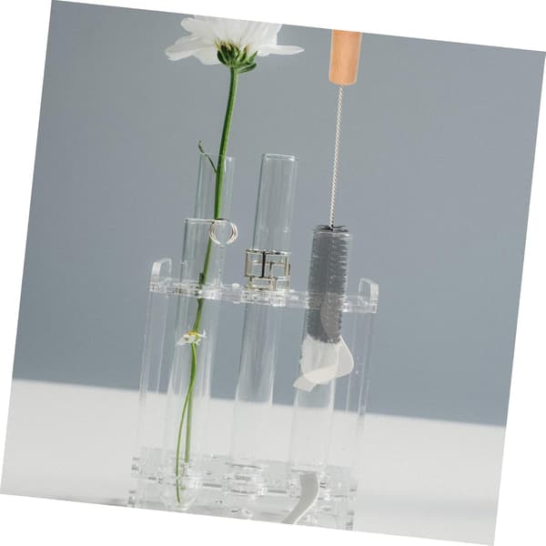 4st Flaskkopp Glasflaskrengöringsborste Multifunktionell Vattenkoppsborste