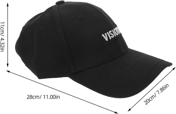 Baseballcaps med stor hode, justerbar for menn og kvinner, pustende design i bomull