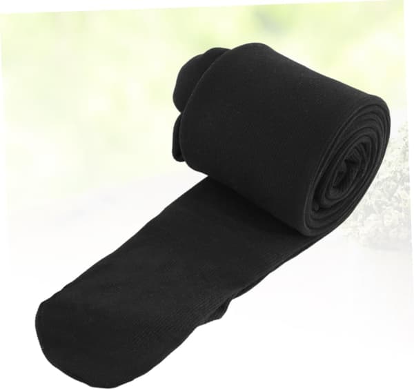 Efterår og Vinter Fleeceforede Leggings Plus Bukser Høj Elasticitet Sort Tråd Bomuldsstrømper