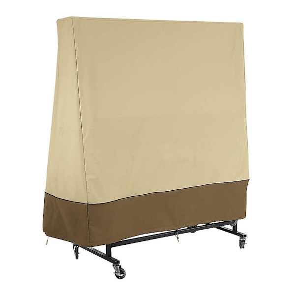 Utendørs bordtennisbordtrekk, vanntett bordtennispresenning, vindtett UV-bestandig bordtennisbordtrekk 165 X 70 X 185 Cm