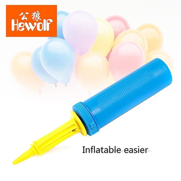 Bärbar halkfri Hand Push Mini Inflator Pump Ballong