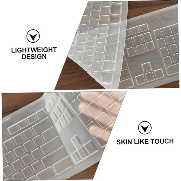 Mk270 Tangentskydd 2-pack Tangentbordsfilm Vattentät Dammtät Bekväm Touch Silikonmaterial