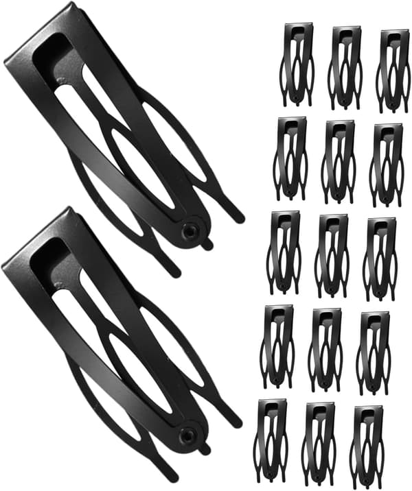 20 stk. sorte metalhårklemmer Mini metalclips til hår til pandehår Små til sidepandehår Frontstyling