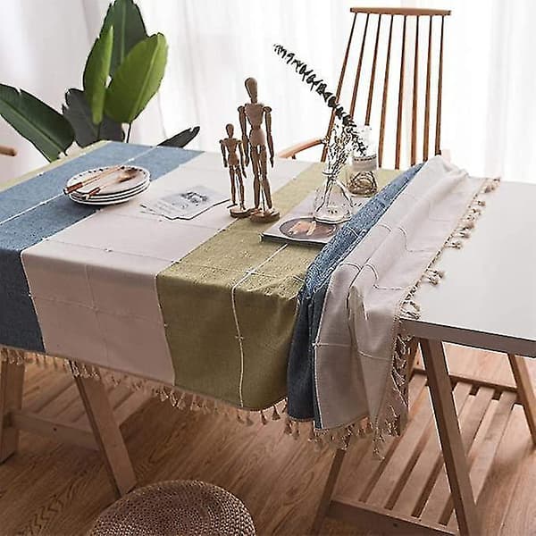 Borddug Linned Bomuld Rektangulær Kvast 140x200cm