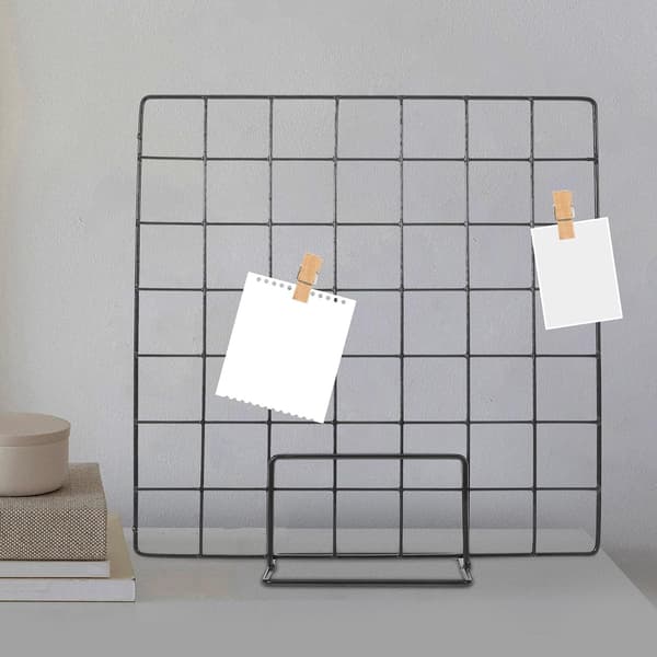 Utstillingsstativ Solid Tråddesign Benkehylle for Markedsbod Utstilling av Bilder Kunstverk