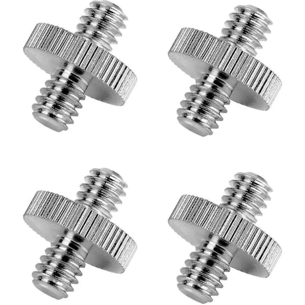 Kameraskruvadapter, Standard 1/4 tum Han till 1/4 tum Han Trådad Adapter