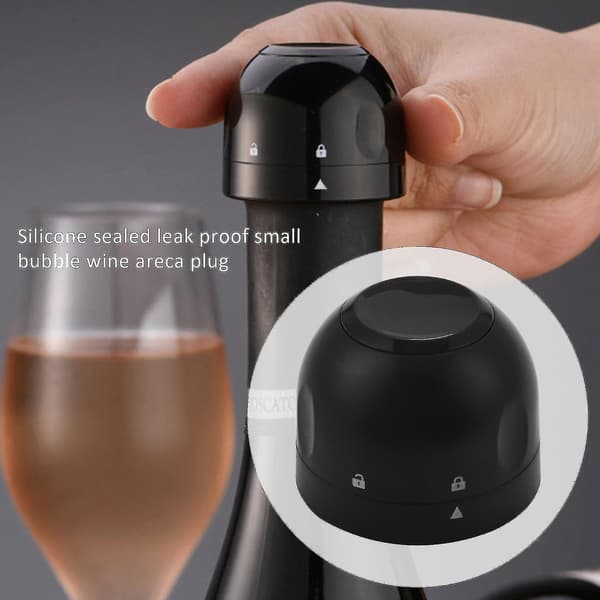 6-pack Vakuumrödvinsplugg Silikonförseglad Champagneflaska