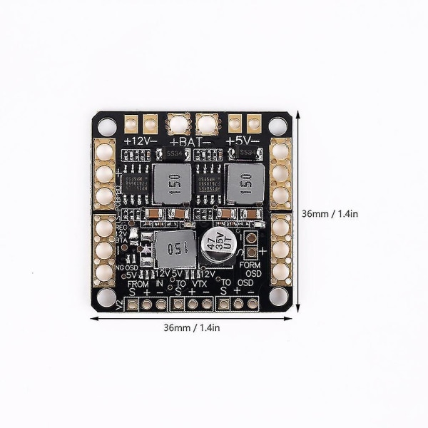 CC3D Naze32 F3 PDB BEC Output 5V 12V 3A