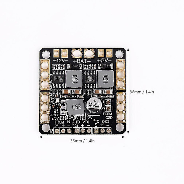 CC3D Naze32 F3 PDB BEC Utgång 5V 12V 3A