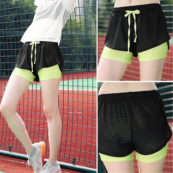 Damshorts med hög midja, blommigt tryck, strandbyxor