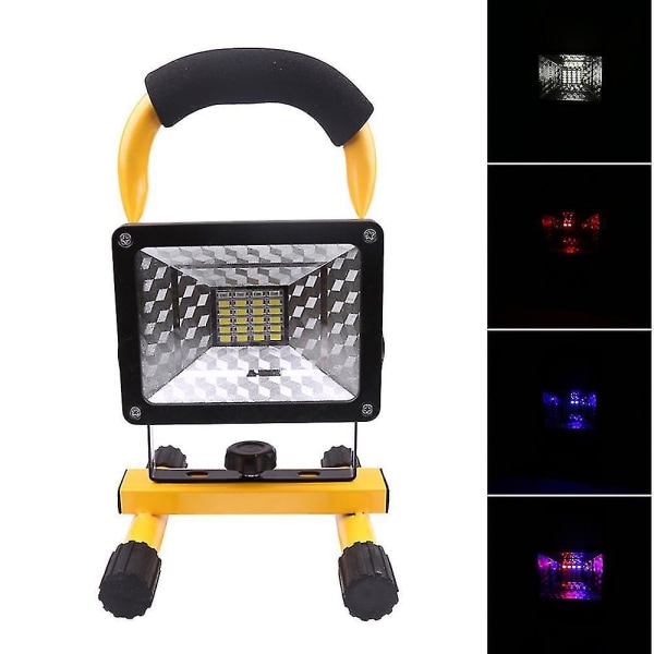 Oppladbart Led Flood Light Vanntett Camping Lampe Spotlight