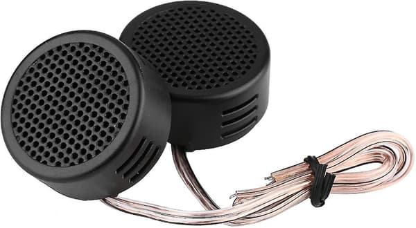 Bils højttaler Audio Mini Bils højttaler Audio Diskanthøjttaler (sort) (2 stk)