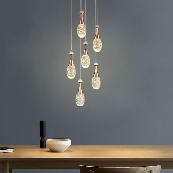 30 cm Enkelt Design Chandelier Metall Mini Elektropläterad