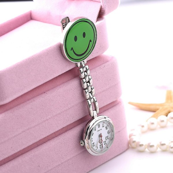 Smile Face Sairaanhoitaja Fob Watch Clip Lääketieteelliseen käyttöön watch