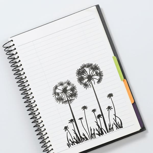 5 stk. blomsterpregefolder DIY plastpregestensiler utklippsbokmaler