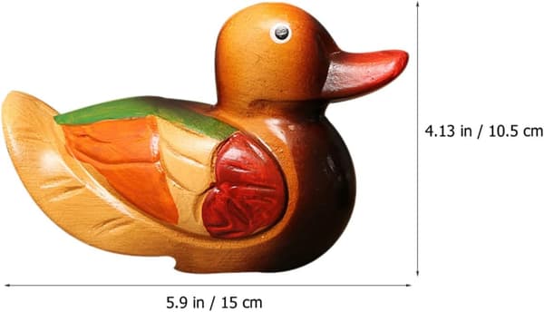 Mandarinender Bryllupsdekor Mandarinender Figur Tre Materiale Praktisk