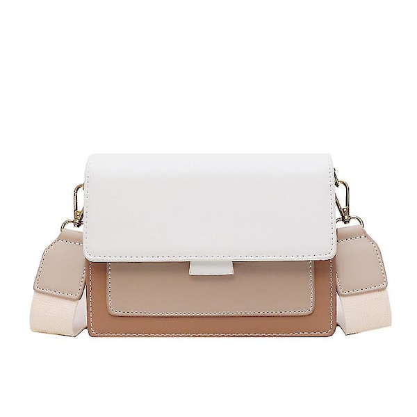 Mote-veske for kvinner, skulderveske, crossbody-veske for kvinner og jenter, liten firkantet veske