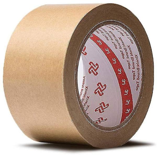 5 rullaa Kraft-paperiteippiä liimaa pakkaamiseen ja tiivistämiseen 60 mm