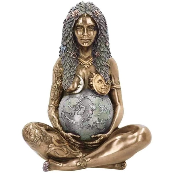 Gaia Millennial Statue Moder Jord Gudinde Statue