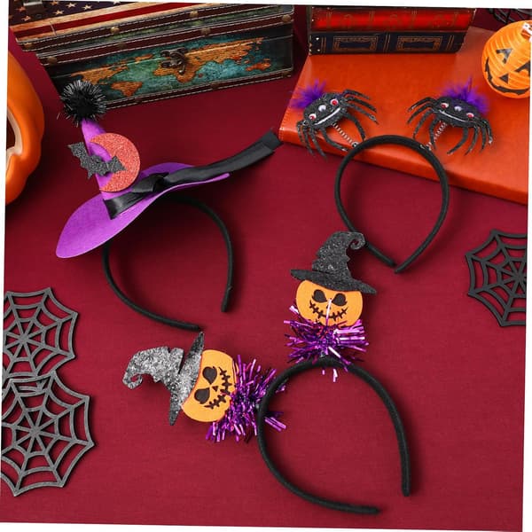 3 stk. festhodebånd Halloween festhatter Halloween hodebånd bulk Halloween hodeplagg festhodeplagg