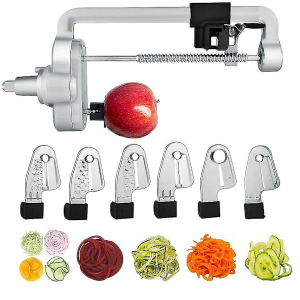 Mångsidig blad-system stativblandare spiralizer skal kärna skiva