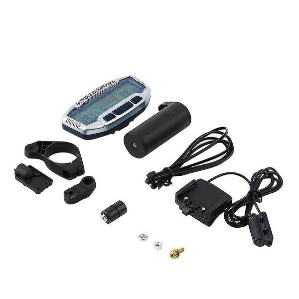 Trådløs LCD Cykelcomputer Odometer Hastighedsmåler