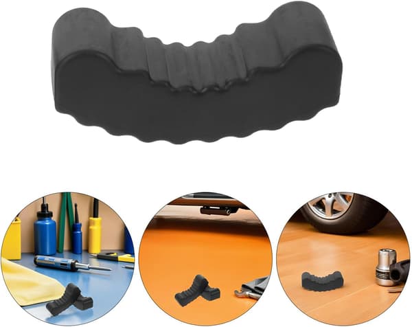 2st Jack Buffer Sleeve Bil Jack Stativ Lyft Adapter Gummi Pad Bil Reparation Skydda Ram Rail Sida