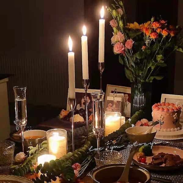3kpl romanttinen kynttilänjalkapidike Ylellinen kynttelikköpöytä kotiin