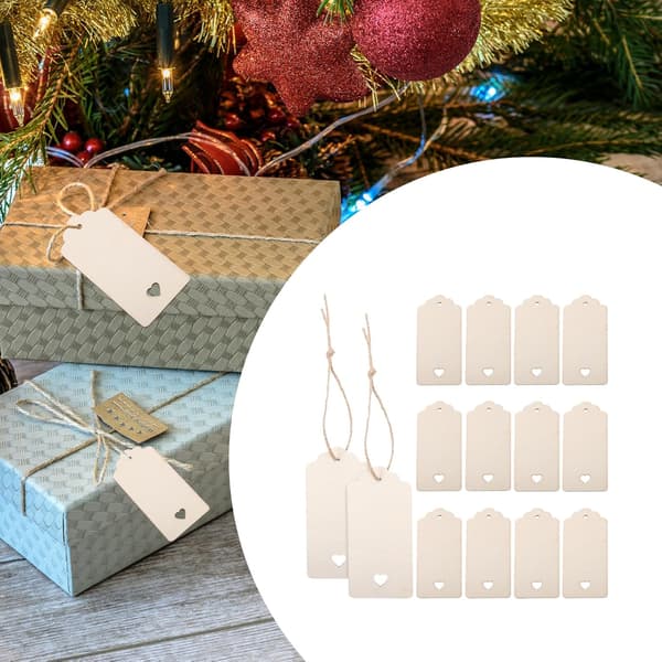24 uppsättningar trä jul oavslutade utskärningar DIY handmålning träprydnader julhängande berlocker