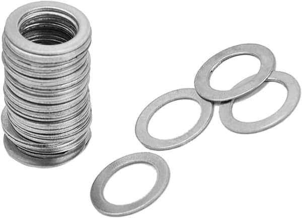 50 st silverplatta brickor innerdiameter för gitarrbricka instrumentmuttersats