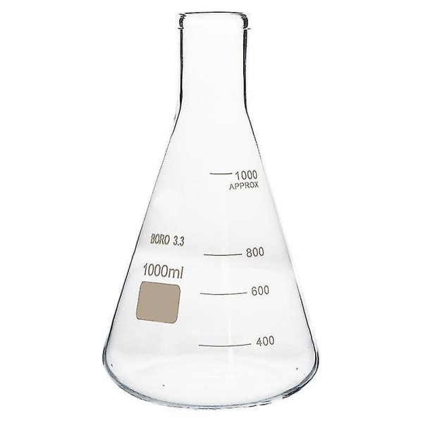 2stk Lab Large Conical Flask Glas 50ml-1000ml