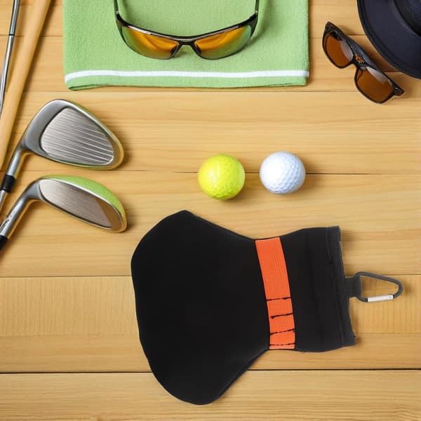 Golf Tee Förvaringslåda Påse Dragsko för Golfboll Nyckelring Organizer Hållare