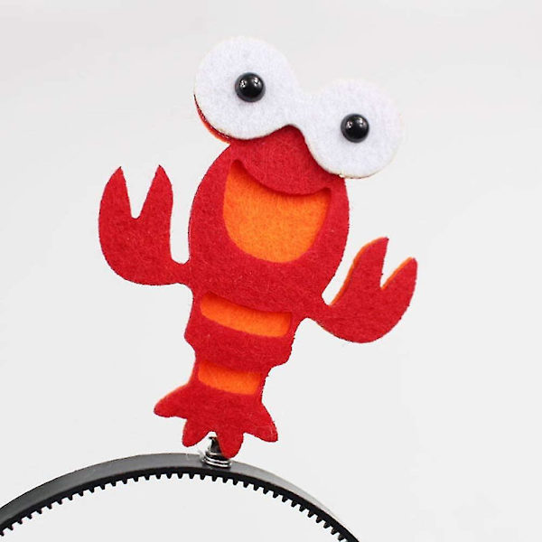 Rød Krabbe Pandebånd Hårbånd Hummer Pandebånd Dyre Rollespil Hårbånd Hummer Hårpynt Piger