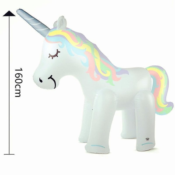 Oppblåsbar Unicorn Sprinkler Outdoor Water Yard Toy