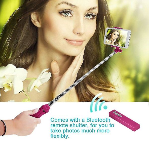 Mini Tripod Bluetooth Selfie Stick Monopod til Telefon