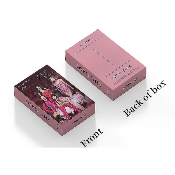 54 stk Sort Pink Lomo Kort Nyt Album Born Pink Fotokort