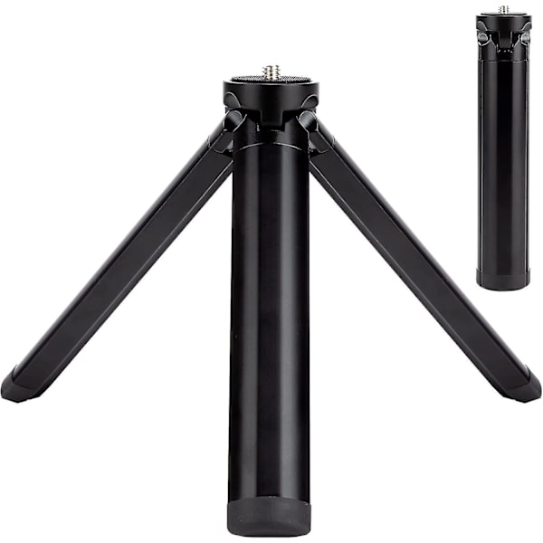 Digitalkamera Mini Aluminium Tripod Stabilisator Svart