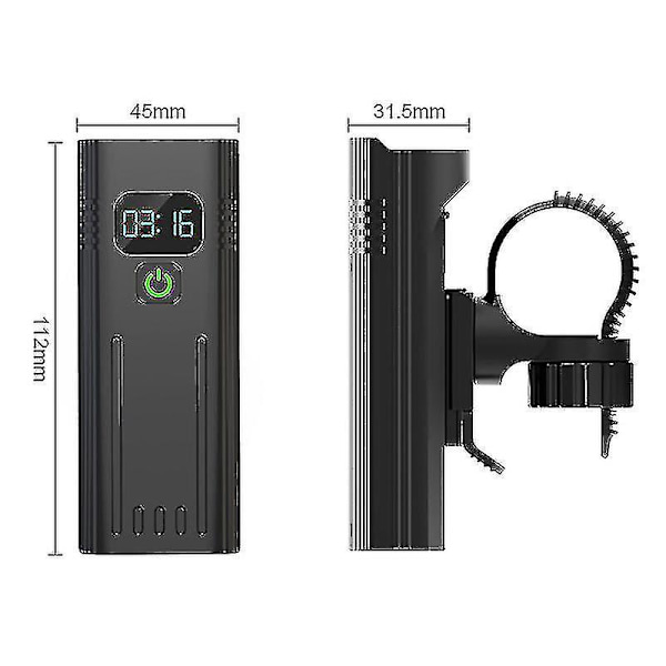 30 000 lumenin pyörävalo 10 000 mAh USB-ladattava akku LED-pyörävalo etuvalo MTB vedenkestävä taskulamppu -yuhao
