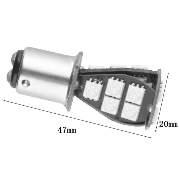 1157 Bay15d P21 2.5W 18SMD Canbus Virheettömät Jarrut Perävalo LED