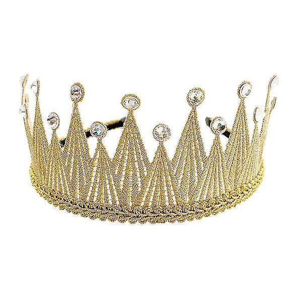 1 stk Børne Rhinestone Indlagt Tredimensionel Krone Hårpynt